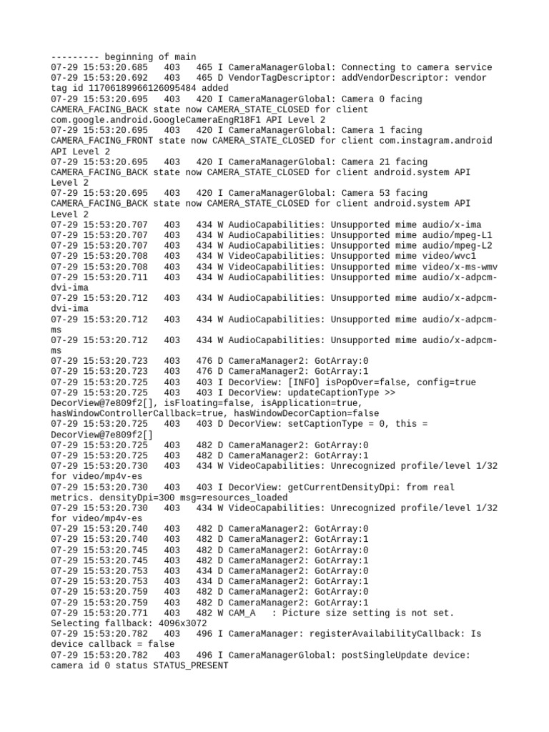 Log Cat 1753793600584 | PDF | Software Engineering | Computer Programming
