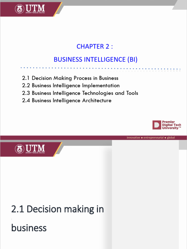 Business Intelligence Decision-Making Guide | PDF | Business ...