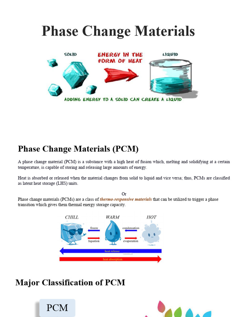 Overview of Phase Change Materials | PDF | Continuum Mechanics ...