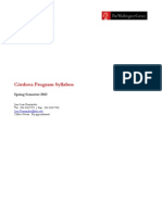 Córdova Program Syllabus