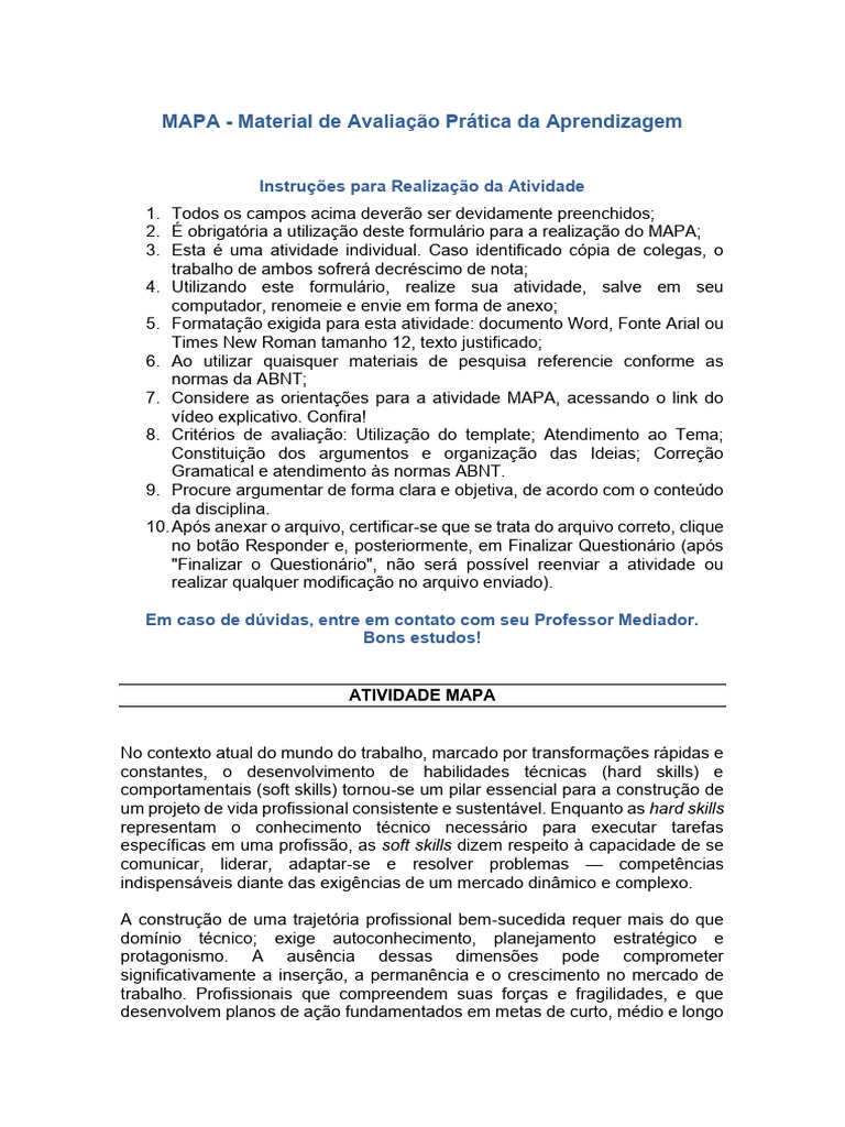 Planejamento de Carreira Profissional | PDF | Pedagogia | Pós-graduação