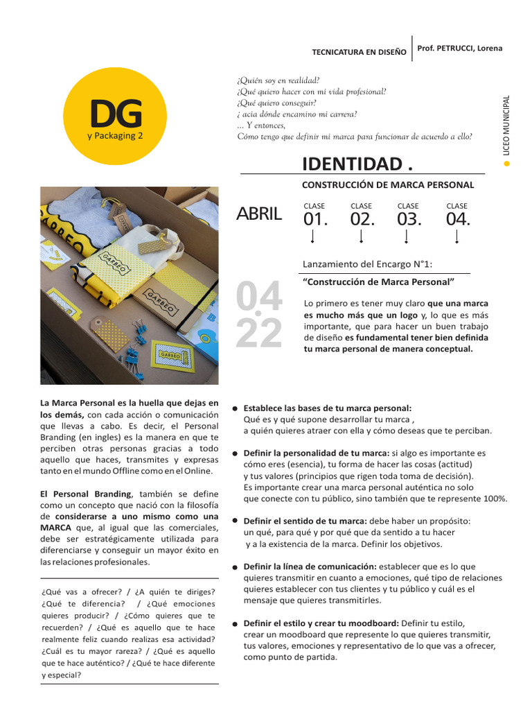 Construcción de Marca Personal en Diseño | PDF | Marca | Gestión de la ...