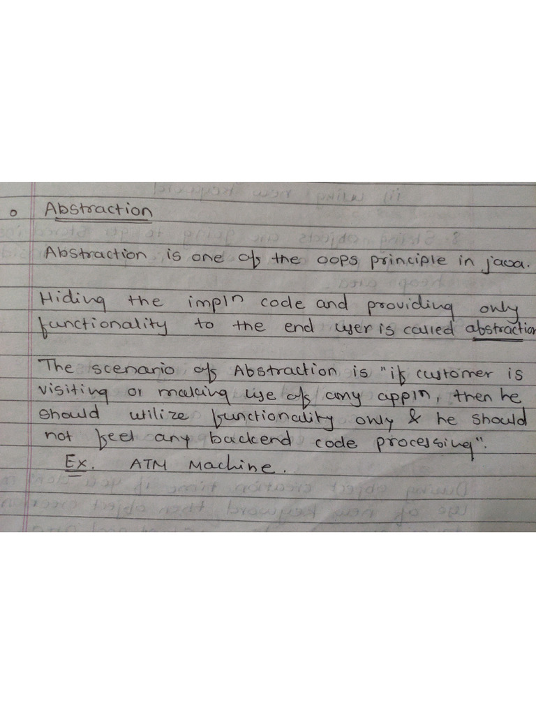 Abstraction Definition | PDF