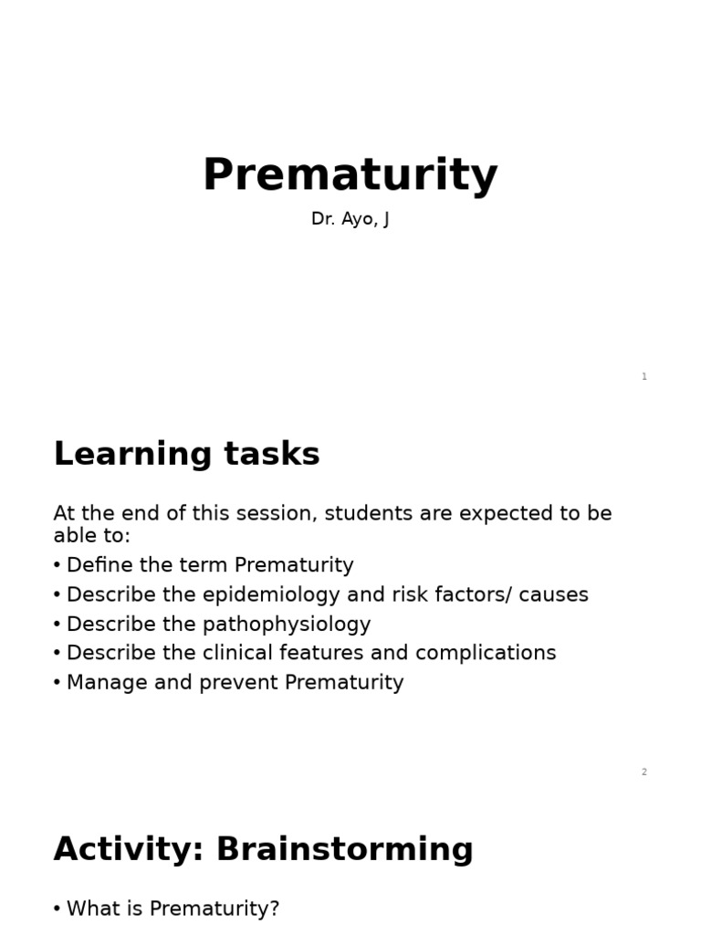 Understanding Prematurity: Causes & Care | PDF | Preterm Birth | Pregnancy