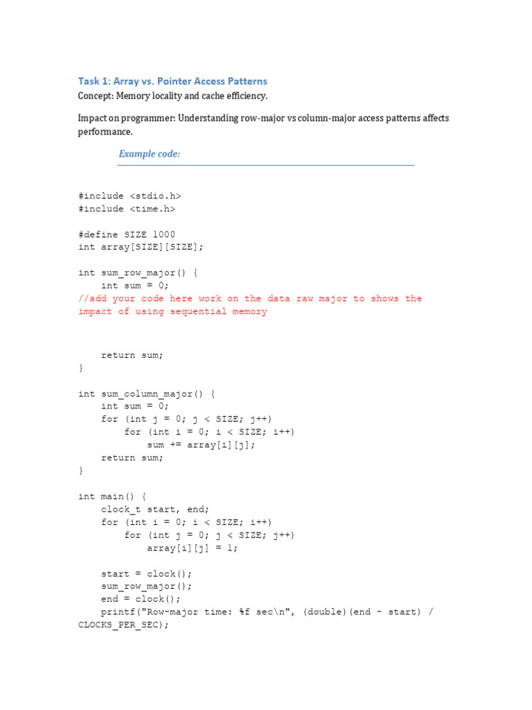 OS Memory Lab Tasks No Answers | PDF | Computer Engineering | Computer Data