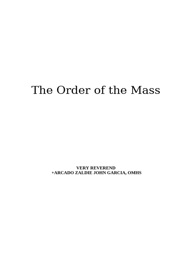 Missal Guide 2023 (Eng) Updated (1) | PDF | Lord's Prayer | God The Father