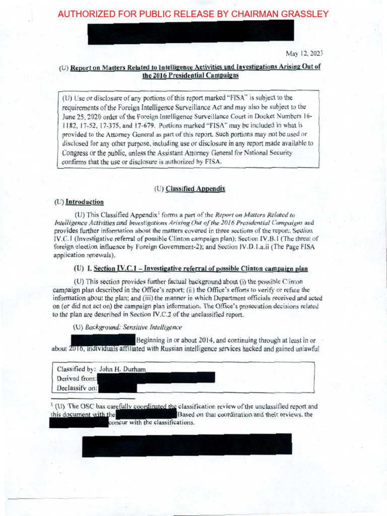 Durham Report Annex Overview | PDF