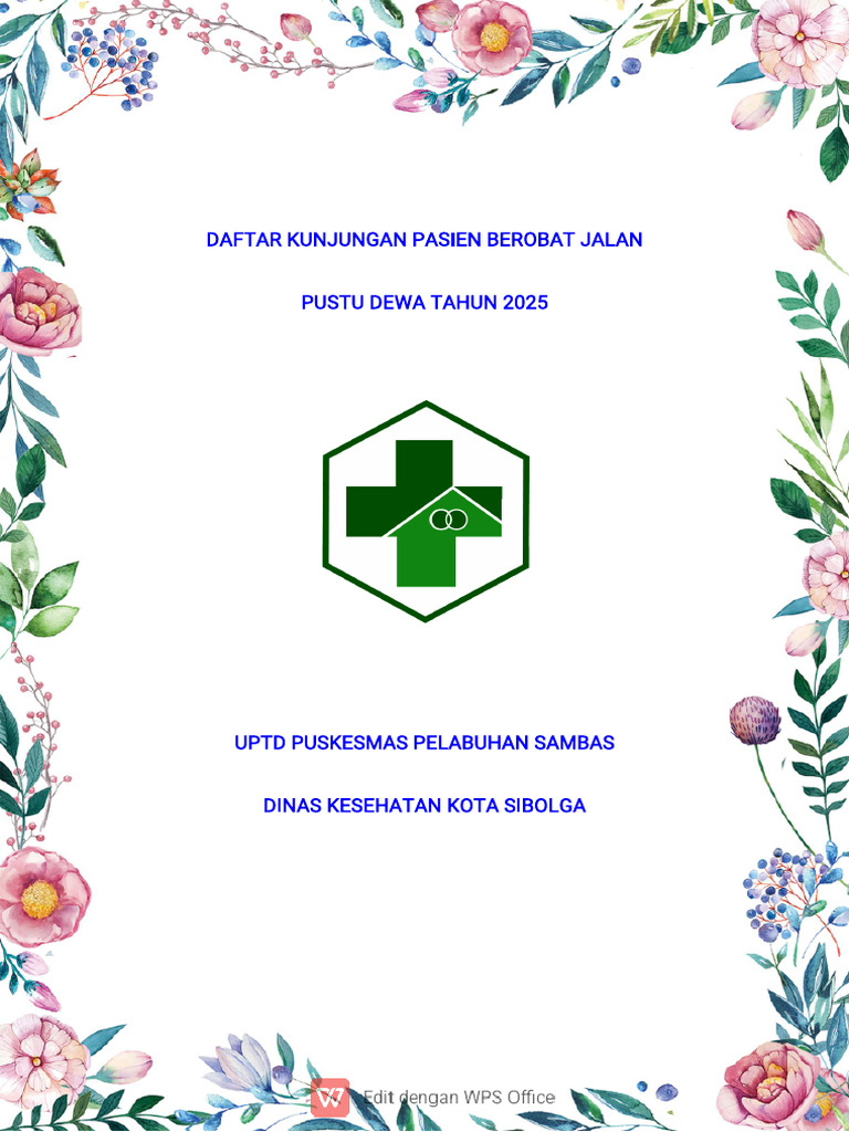 Kunjungan Pasien Pustu Dewa 2024-2025 | PDF