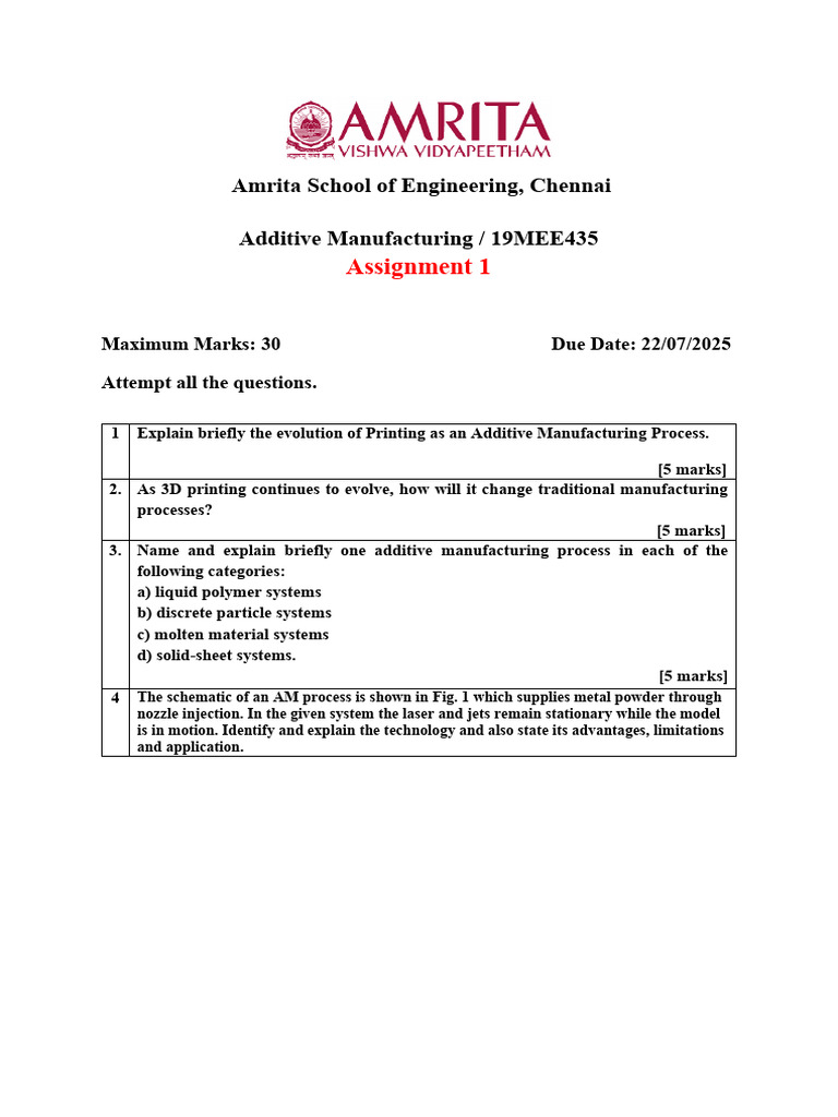 AM - Assignment 1 | PDF
