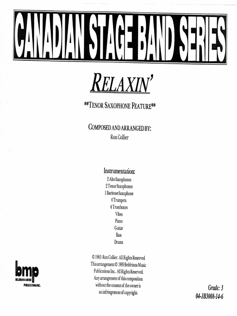 Relaxin' - Ron Collier | PDF
