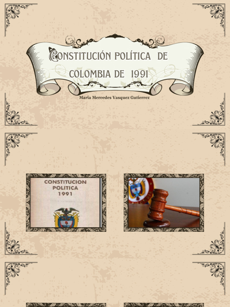 Constitución Política de Colombia de 1991 - 20250213 - 180520 - 0000 | PDF