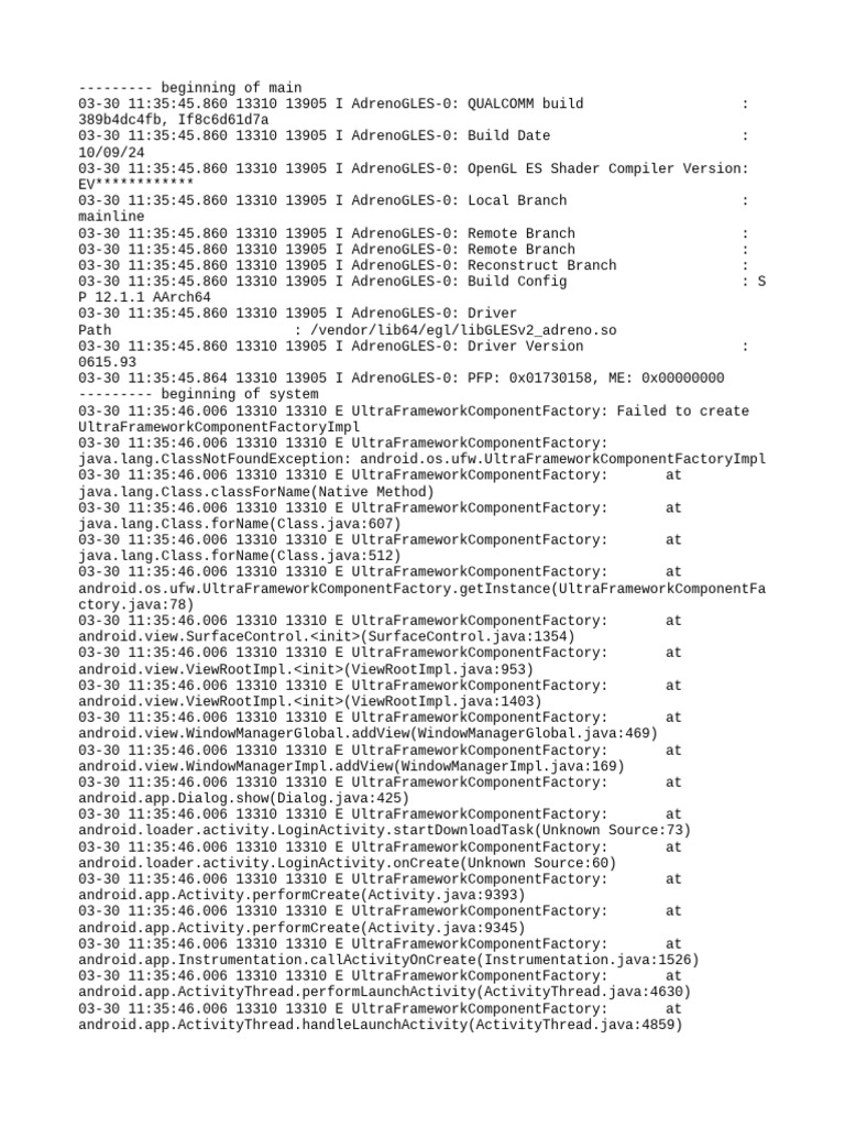 Com - Tapatap.loader Logcat | PDF | Computer Engineering | Operating ...