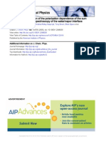 A Theoretical Description of the Polarization Dependence of the Sum Frequency Generation Spectroscopy of Water Vapor Interfaces