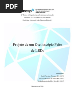 Osciloscópio de LEDs