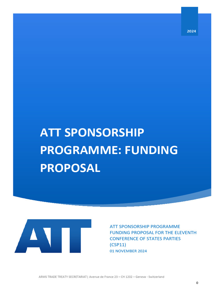 ATT Sponsorship Proposal for CSP11 | PDF | Travel Visa | Per Diem