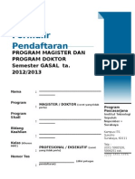 Form Pendaftaran