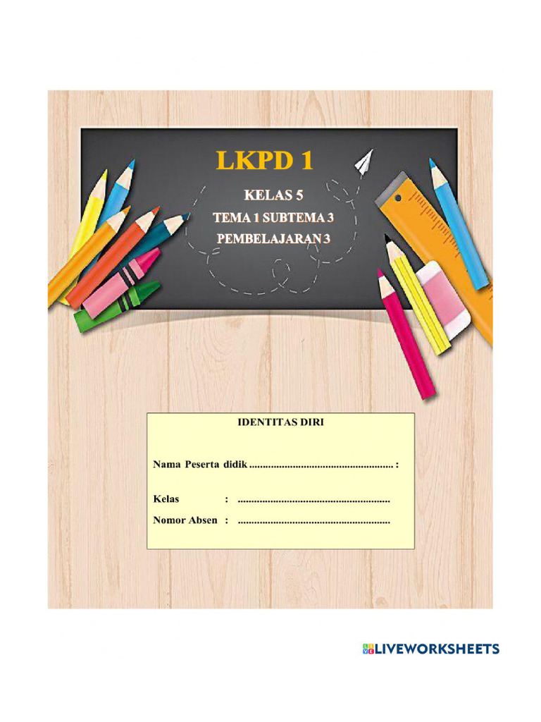 LKPD Tema 1 Sub Tema 3 | PDF