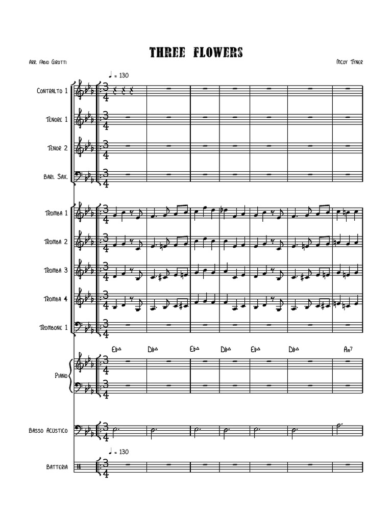 Three Flowers | PDF