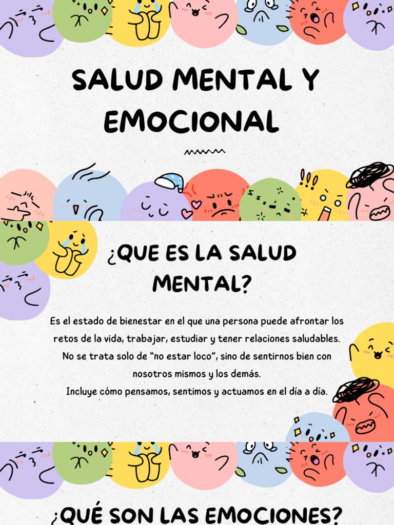 Salud Mental y Emocional: Guía Práctica | PDF | Las emociones | Ansiedad