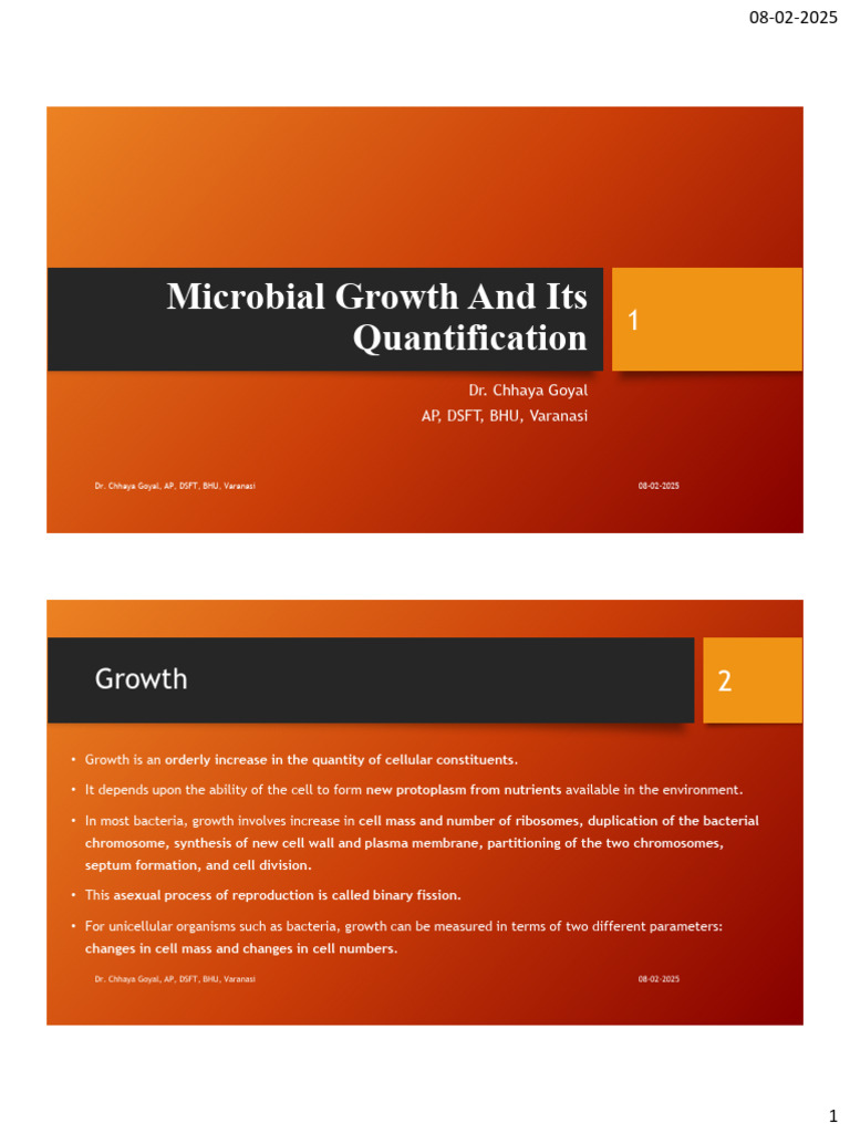 Microbial Growth Measurement Techniques | PDF | Bacteria | Colony ...