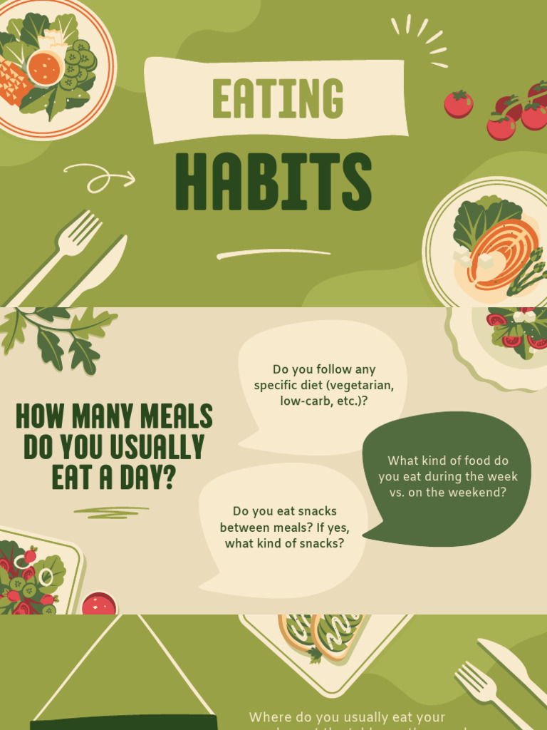 Exploring Eating Habits and Preferences | PDF