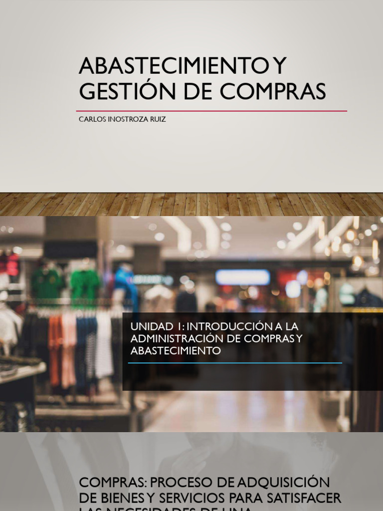 Gestión Estratégica de Compras y Abastecimiento | PDF | Business ...
