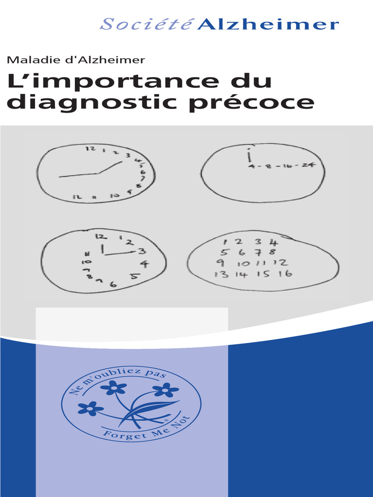 Diagnostic précoce de la maladie d'Alzheimer | PDF | Maladie d ...