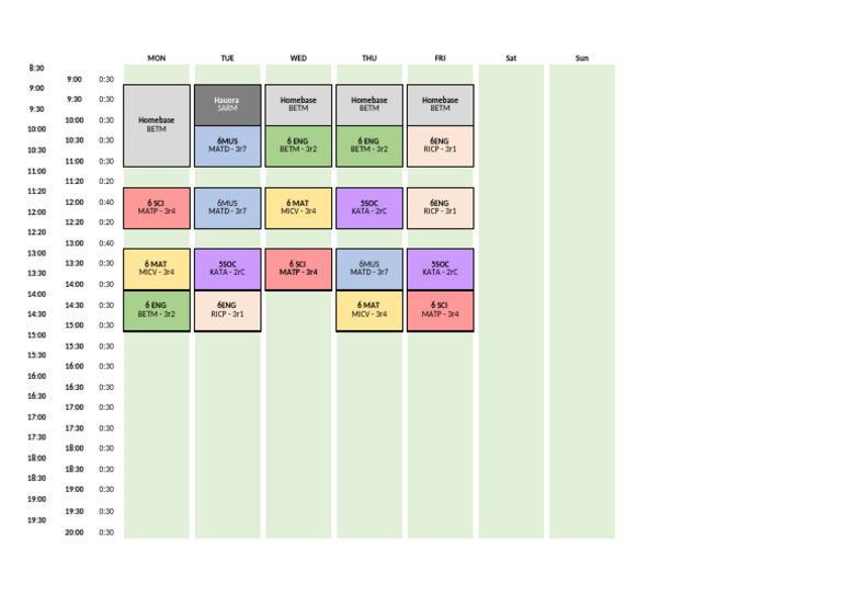 Griffith Timetable 2025 Overview | PDF