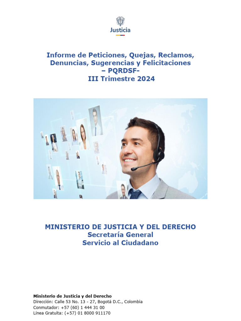 Informe PQRDSF - III Trimestre 2024 - Version Final | PDF | Bogotá ...