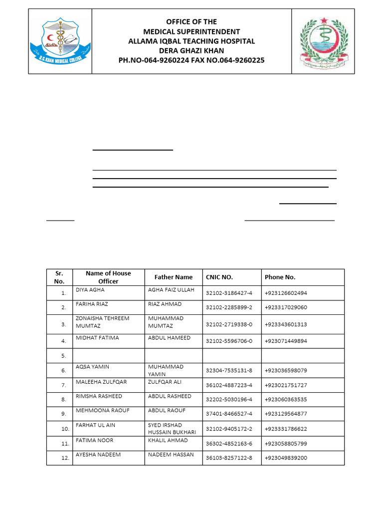 Stipend Issuance for House Officers 2025-26 | PDF | Pakistan