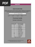 Benjamin Moore Gennex Formula Guide | PDF