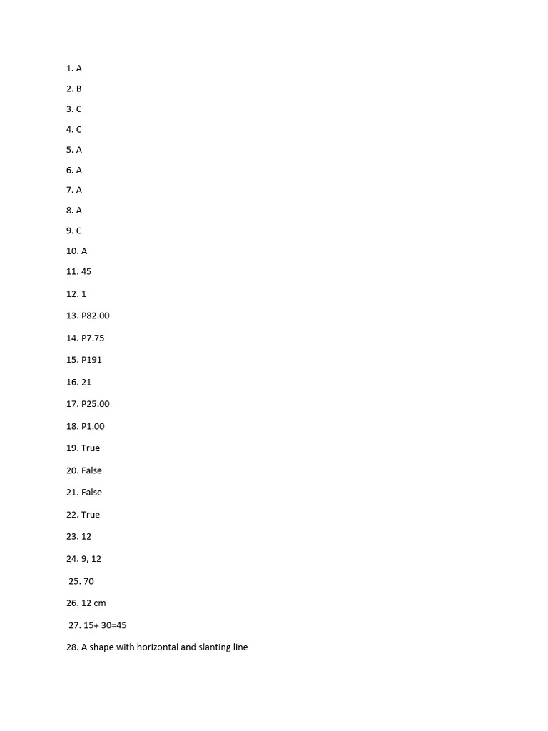 Marking Key Maths Revision 2 (3A) | PDF