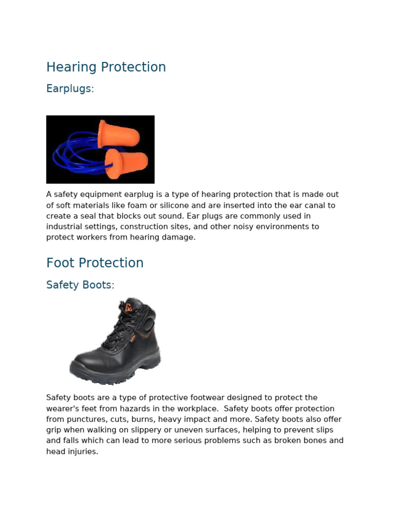 Essential Personal Protective Equipment Guide | PDF
