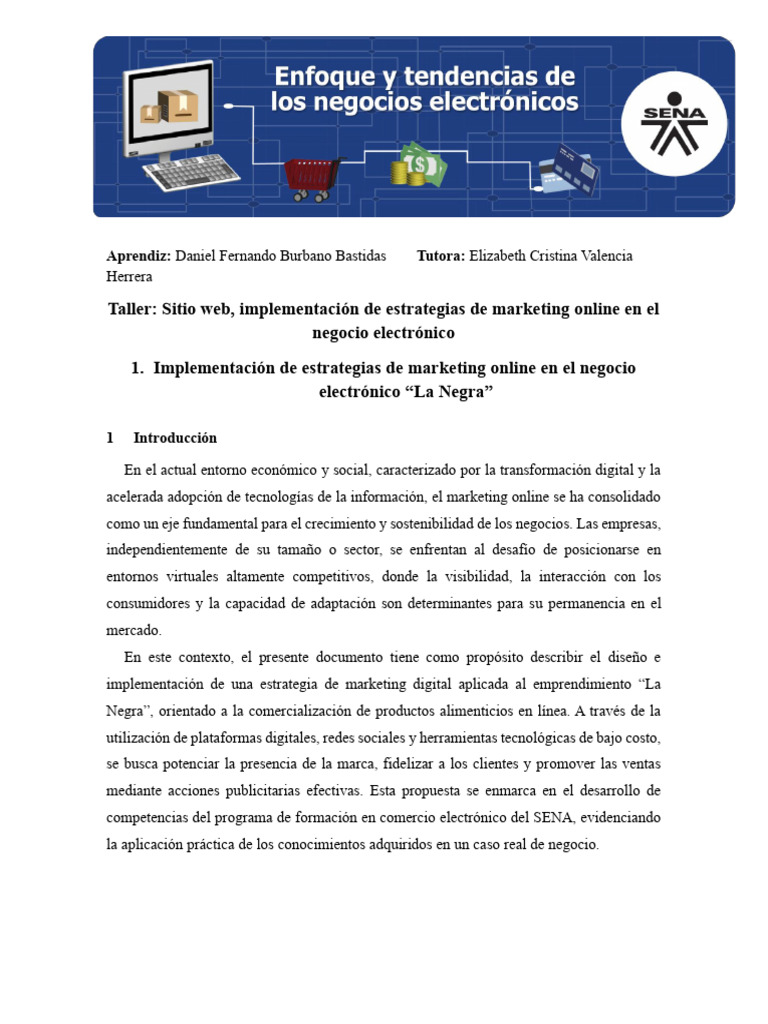 Estrategias de Marketing Online para "La Negra" | PDF | Publicidad ...