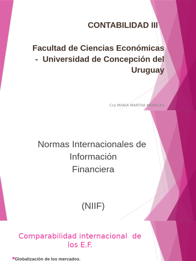 NIIF Parte 1 | PDF | normas internacionales de INFORMACION FINANCIERA ...