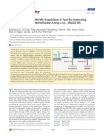 Automated Iterative MS/MS Acquisition: A Tool For Improving Efficiency of Protein Identification Using A LC MALDI MS Workflow