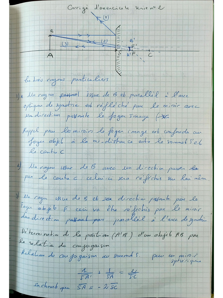 TD 2 Corrige Optique Exos45 | PDF