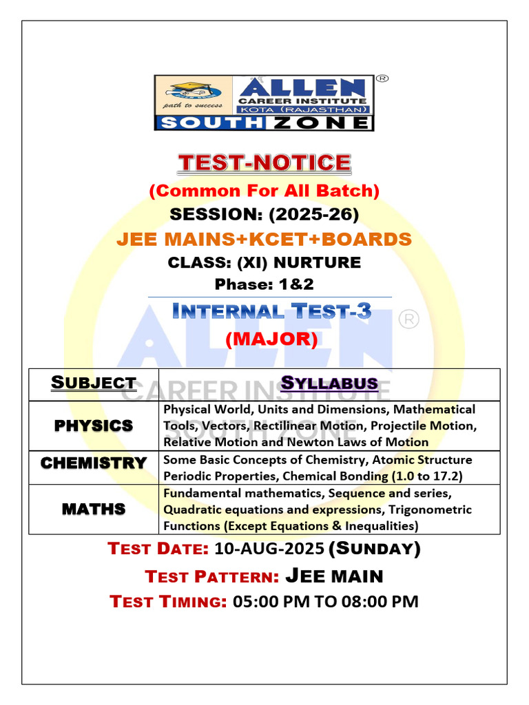 JEE Mains 2025 Physics, Chemistry, Maths Syllabus | PDF | Chemical Bond ...