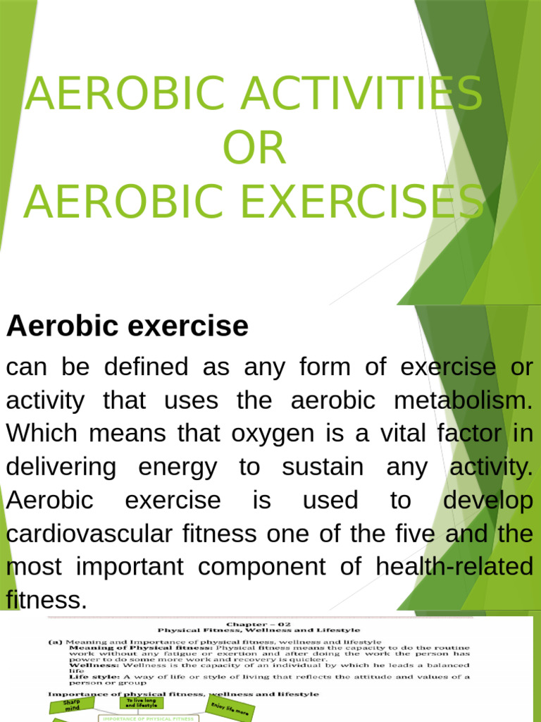 Benefits of Aerobic Exercise and Fitness | PDF | Strength Training ...