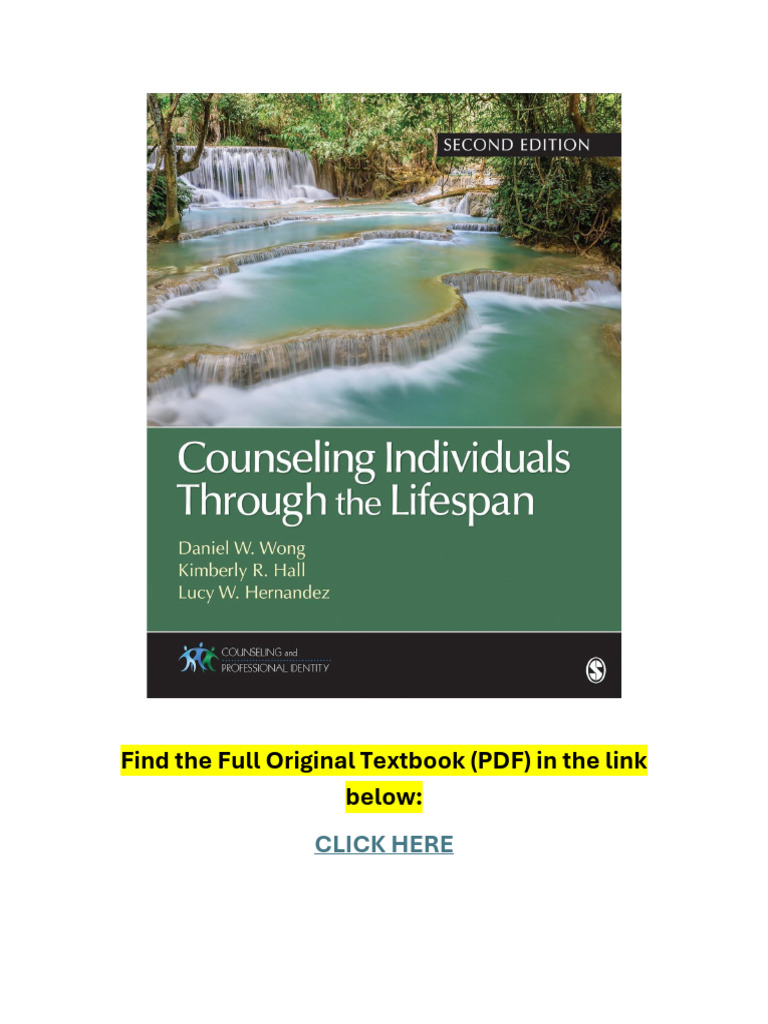 Counseling Across the Lifespan Overview | PDF | Psychotherapy ...