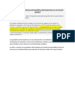 Cuál Es La Importancia Del Equilibrio Electroquímico en La Función Celular