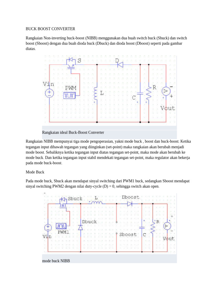 Buck Boost Converter | PDF