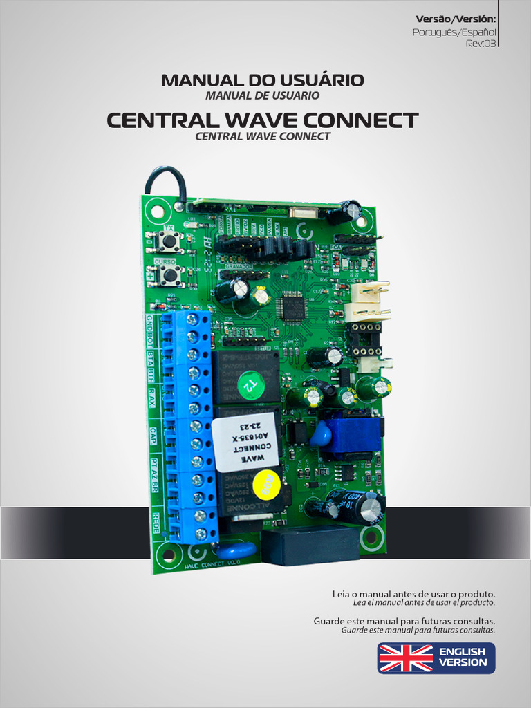 Manual do Usuário - Wave Connect | PDF | Wi-Fi | Aplicativo para celular