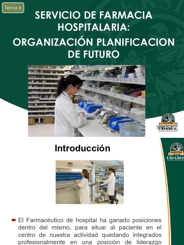 Organigrama de Farmacia Hospitalaria | PDF | Farmacia | Farmacéutico
