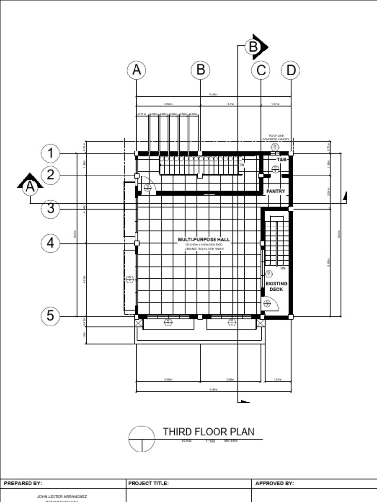 Proposed Three Storey Commercial Plan | PDF | Building Engineering ...
