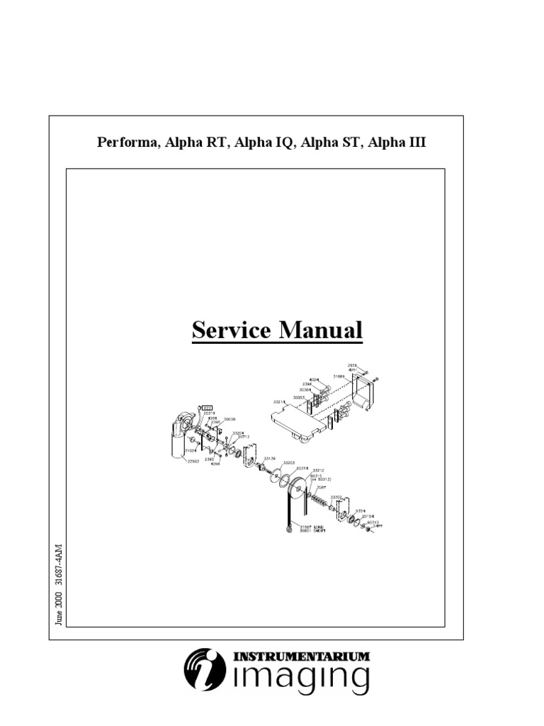 31687m4a Performa Service Manual Jun2000 | PDF | Exposure (Photography ...