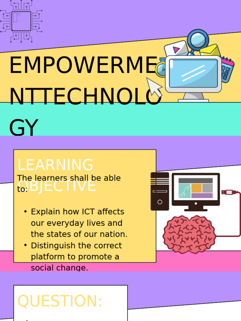Empowerment Technology Overview | PDF | World Wide Web | Internet & Web