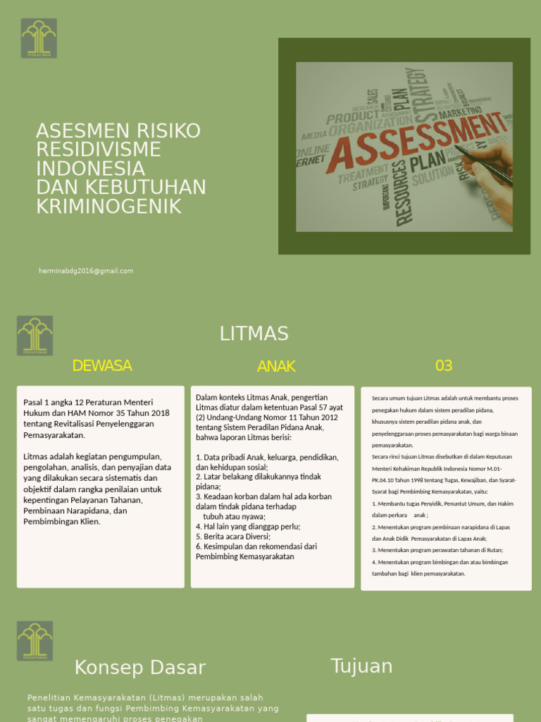 Asesmen Risiko Residivisme Anak | PDF