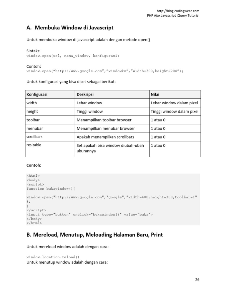 Belajar Javascript 26 | PDF