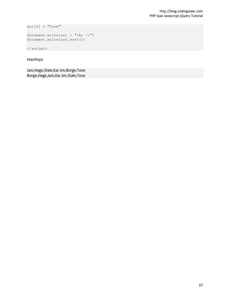 PHP Ajax jQuery Tutorial Guide | PDF